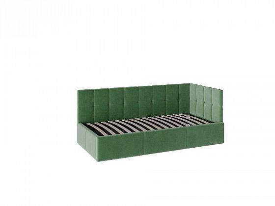 Кровать "Оттава" с подъемным механизмом - Ткань Зеленая