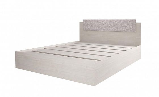 Кровать "Марсель" 1600 (М-6) - Кровать "Марсель" 1600 (М-6), Цвет: Анкор белый/УФ-печать
