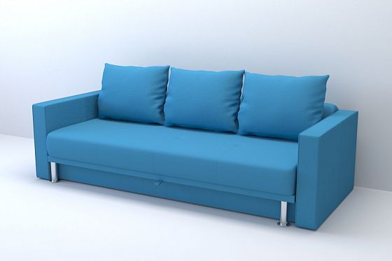 Диван-кровать "НЕКСТ" с подлокотниками - Цвет: Neo Azure