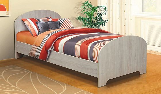 Кровать "Марибель" 800*1860 мм (ладе) - В интерьере, цвет: Дуб Сантана Светлый