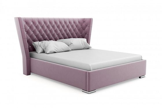 Кровать "Versal" 1600 металлическое основание/стразы - Цвет: Сиреневый 108