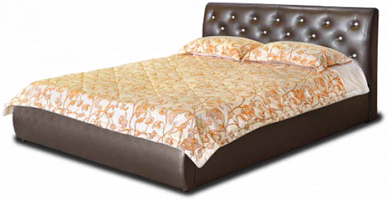 Интерьерная кровать "Флоренция" со стразами или пуговицами 1600 мм - Интерьерная кровать "Флоренция"