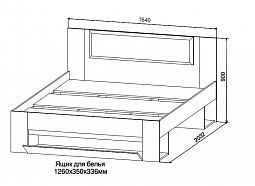 Кровать "Марли" МКР1600.1