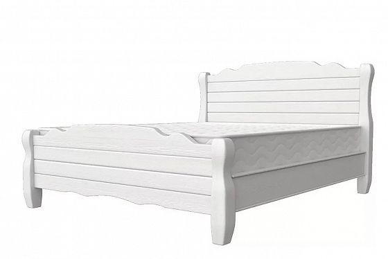 Кровать "Манхэттен-3" 1600 мм + ламели - Цвет: Белый античный