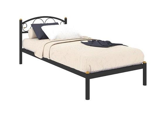 Кровать "Вероника мини" 900 мм (ламели) - Цвет: Черный