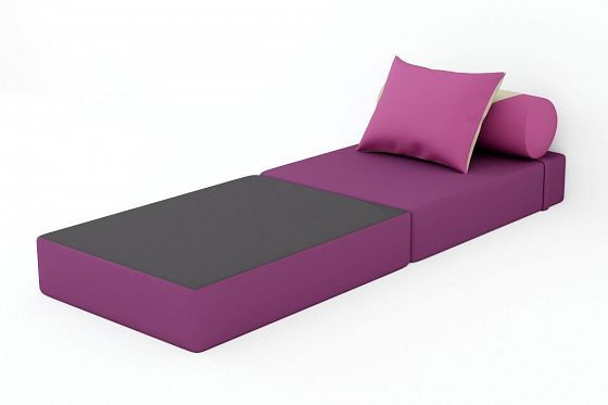 Кресло-кровать "Коста" - В разложенном виде, цвет:Neo Plum/Neo Berry/Neo Cream