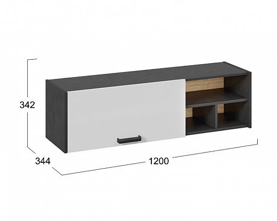 Шкаф навесной "Рико" ТД-340.15.11 - размеры