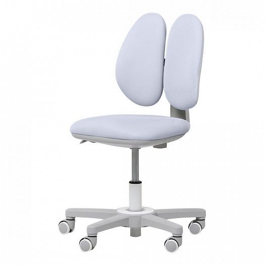 Комплект парта "Fiore" и кресло "Mente" - Кресло, цвет: Серый/Серый (ткань)