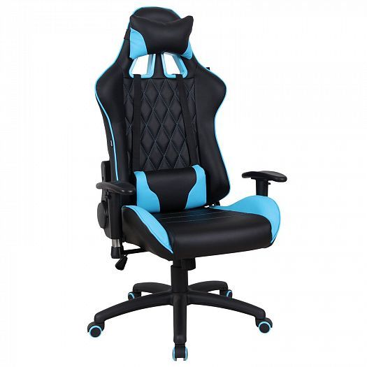 Кресло компьютерное "GT Master GM-110" - Кресло компьютерное "GT Master GM-110", Цвет: Черный/Голубо