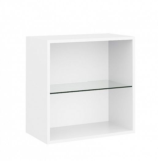 Шкаф навесной со стеклом "Гала" 6162 - Шкаф навесной со стеклом "Гала" 6162, внутреннее наполнение