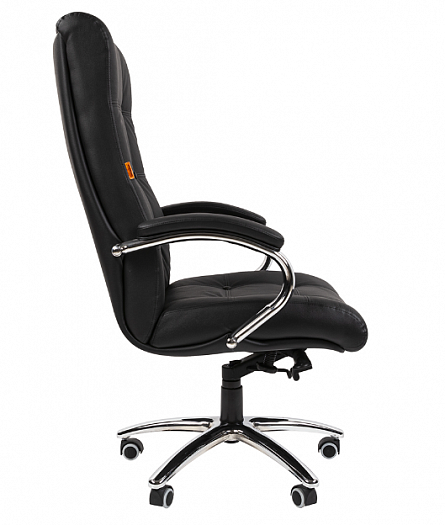 Кресло руководителя "Chairman 424" - Кресло руководителя "Chairman 424", Кожа черная - вид 3