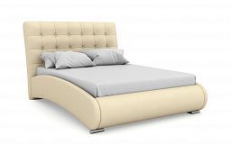 Кровать "Prova" 1400 с ламелями/стразы