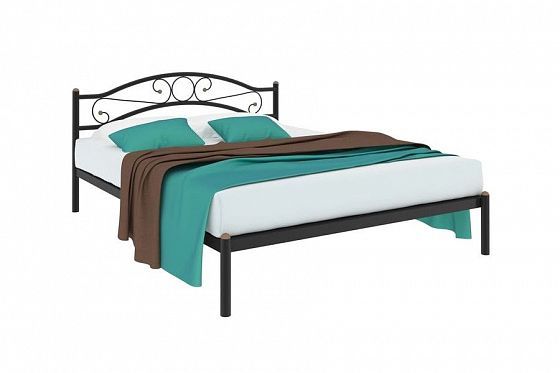 Кровать "Надежда" 1800 мм (ламели) - Цвет: Черный