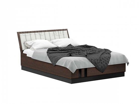 Кровать 1,6 м "Магнолия" с подъемным механизмом - Цвет: Орех/Дерево