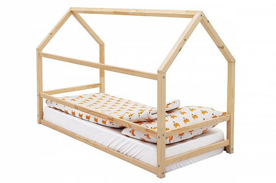 Детская кровать-домик Монтессори "Svogen натура" - Детская кровать-домик Монтессори "Svogen натура",