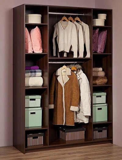 Шкаф для одежды и белья "Шерлок" №60 - Шкаф для одежды и белья №60 Шерлок, наполнение