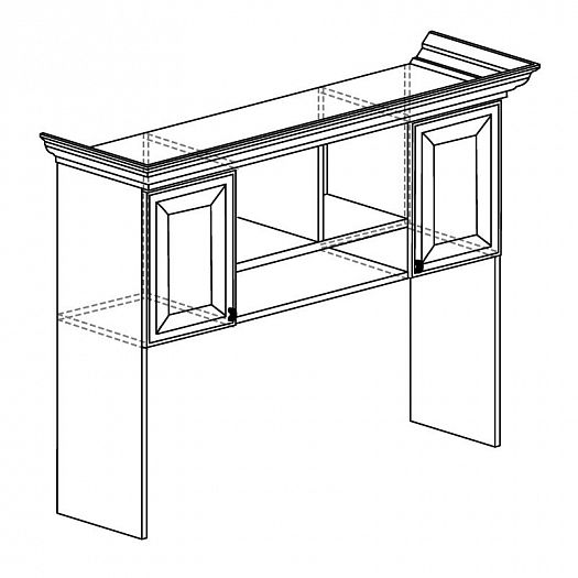 Надставка для стола "Элли" №578 - Надставка для стола "Элли" №578, внутреннее наполнение