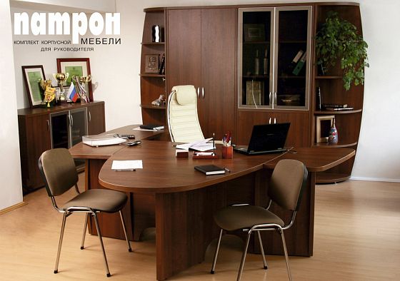 Набор мебели для руководителя "Патрон" - Набор мебели для руководителя "Патрон", Цвет: Мария Луиза