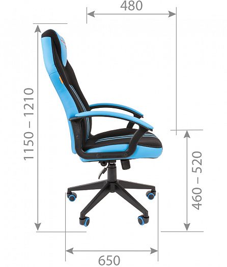 Кресла для геймеров "Chairman GAME 26" - Кресла для геймеров "Chairman GAME 26": схема 2