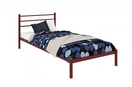 Кровать "Милана мини" 900 мм (ламели) - Цвет: Красный