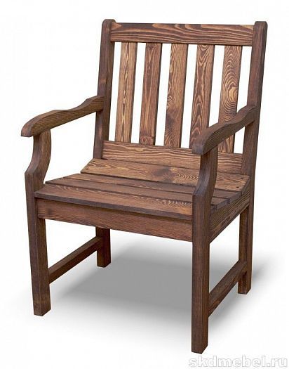 Кресло для сада № 3 - Кресло для сада № 3, Цвет: Сосна с эффектом старения