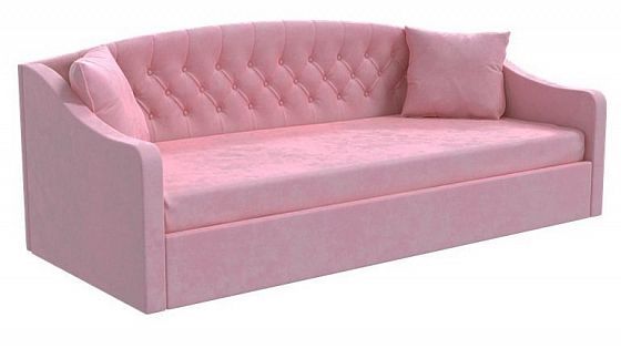 Диван-кровать "Диана" 800 мм - Диван-кровать "Диана" 800 мм, Цвет: Велюр Lovely 45 Розовый