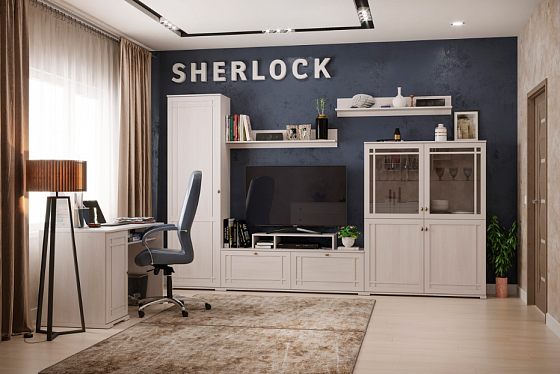 Модульная гостиная "Sherlock" (Шерлок), Цвет: Ясень анкор светлый