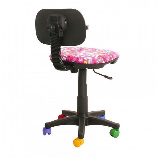 Кресло детское "Bambo GTSN" - Вид сзади, цвет: Ткань детская DA03