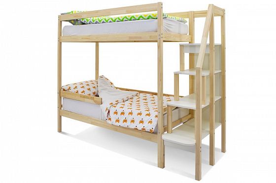 Детская двухъярусная кровать "Svogen натура" - Детская двухярусная кровать "Svogen натура", борт