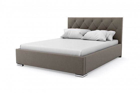 Кровать "Милан" 900 с ламелями - Кровать "Милан" 900 с ламелями, Цвет: Серый 112