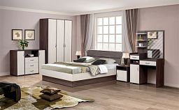 Модульная спальня "Венеция 9" с кроватью 1400*2000 мм