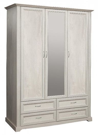 Шкаф для одежды "Сохо" 32.02 - Шкаф комбинированный "Сохо" 32.02, Цвет: Бетон Пайн белый