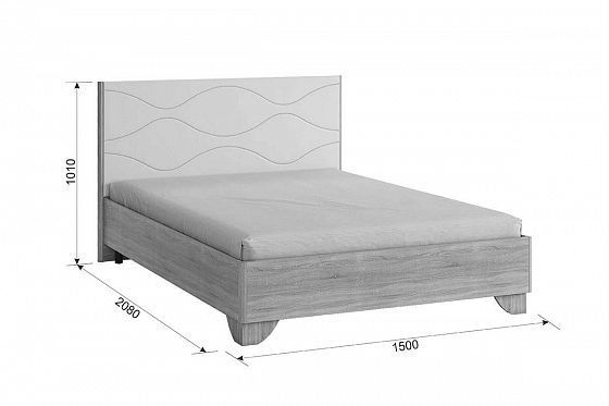 Кровать "Зара" Комфорт 1400 - Кровать "Зара" Комфорт 1400: Схема