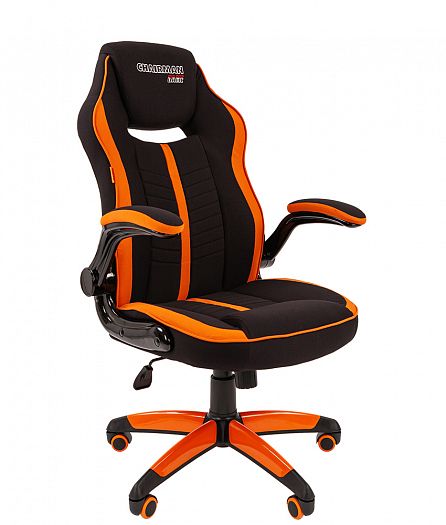 Кресла для геймеров "Chairman GAME 19" - Кресла для геймеров "Chairman GAME 19", Цвет: Ткань оранжев