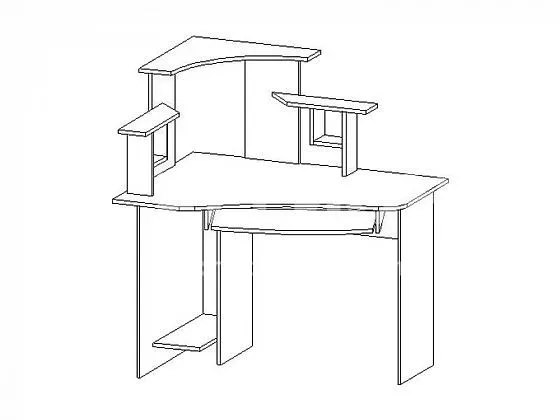 Стол компьютерный ску 2